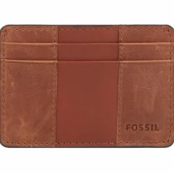 Sale Fossil Everett Kreditkartenetui Leder 10 cm braun