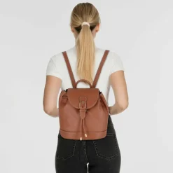 Outlet Fossil Everleigh City Rucksack Leder 27 cm braun