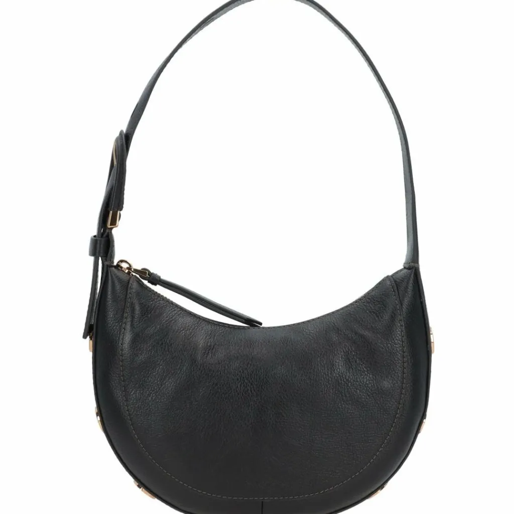 Online Fossil Harwell Schultertasche Leder 23 cm black