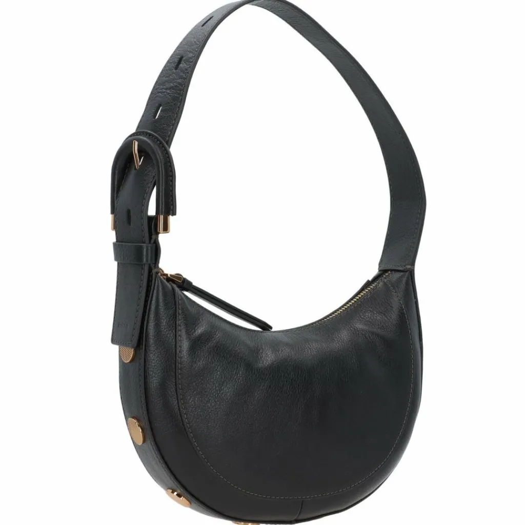 Online Fossil Harwell Schultertasche Leder 23 cm black