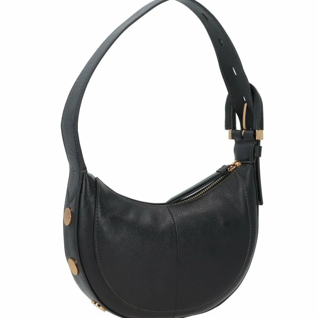 Online Fossil Harwell Schultertasche Leder 23 cm black