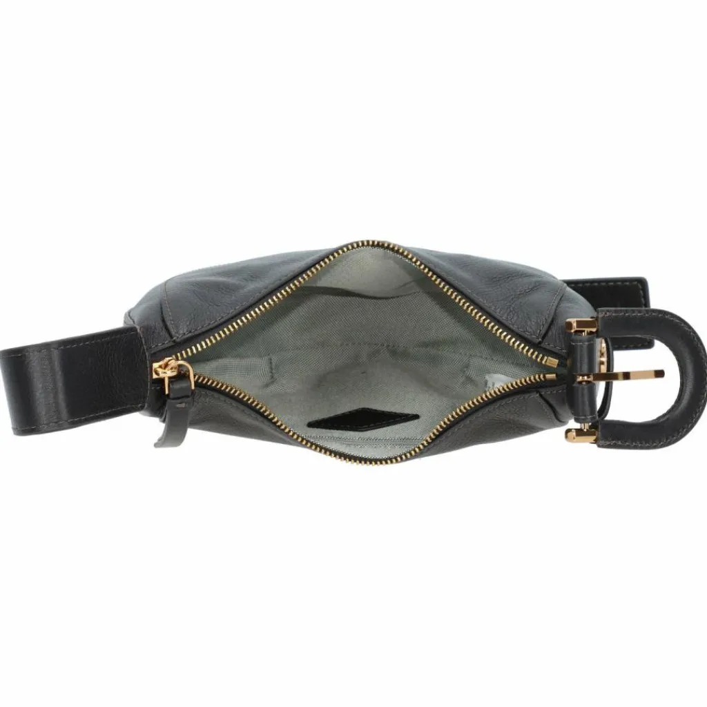 Online Fossil Harwell Schultertasche Leder 23 cm black