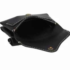 Hot Fossil Heritage Kreditkartenetui Leder 10 cm black
