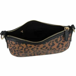 Discount Fossil Jolie Schultertasche Leder 21.5 cm black-leopard