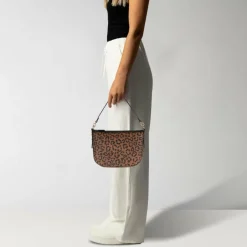 Outlet Fossil Jolie Schultertasche 28 cm black-leopard