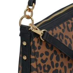 Outlet Fossil Jolie Schultertasche 28 cm black-leopard