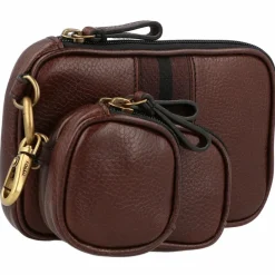 Hot Fossil Reiseetui Leder Set 3tlg. chestnut