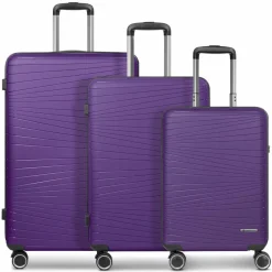 Franky Dallas 3.0 4 Rollen Kofferset 3-teilig mit Dehnfalte