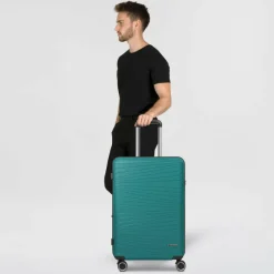 Sale Franky Dallas 3.0 4 Rollen Trolley M 65 cm mit Dehnfalte turquoise