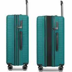Sale Franky Dallas 3.0 4 Rollen Trolley M 65 cm mit Dehnfalte turquoise
