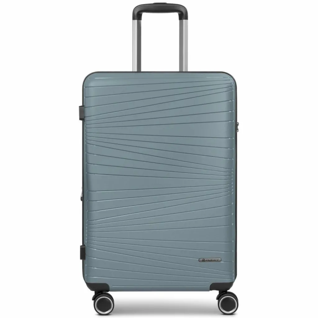Clearance Franky Dallas 3.0 4 Rollen Trolley M 65 cm mit Dehnfalte grey