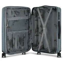 Clearance Franky Dallas 3.0 4 Rollen Trolley M 65 cm mit Dehnfalte grey