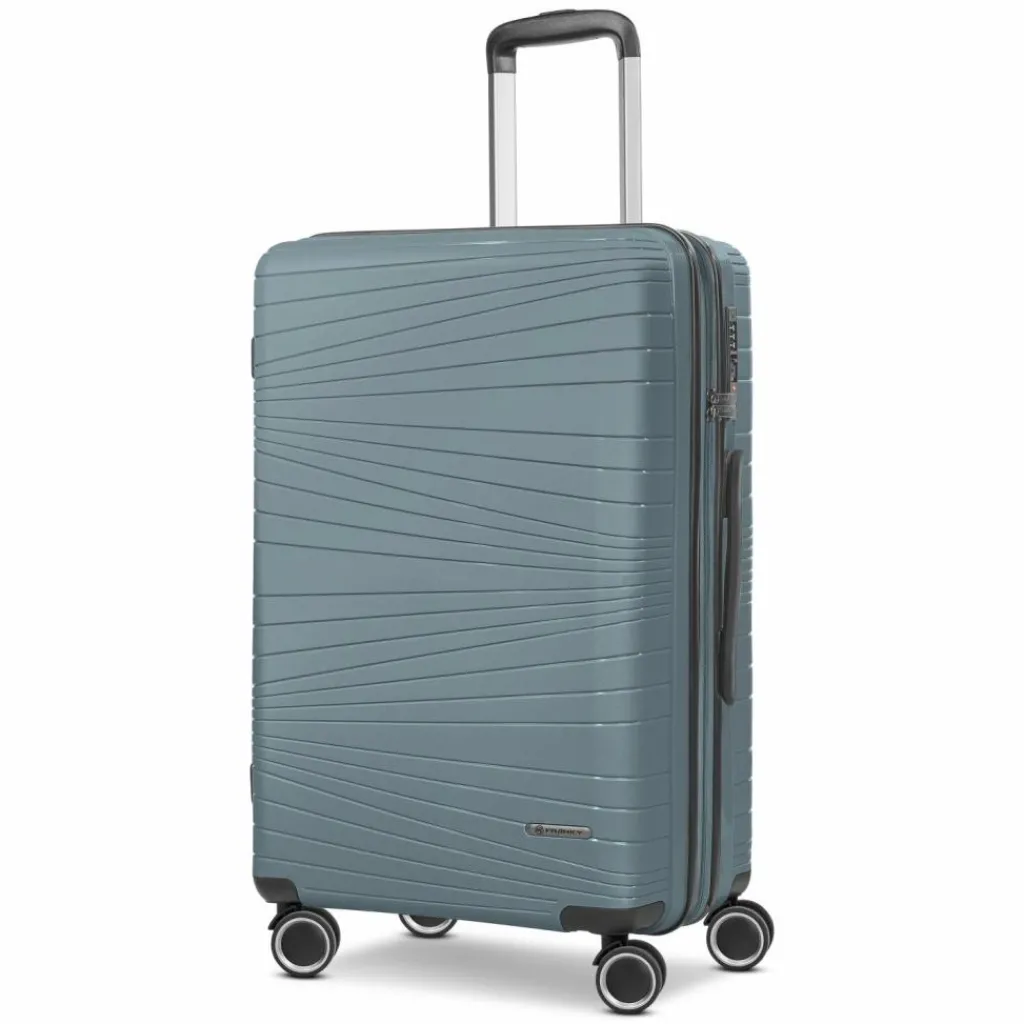 Clearance Franky Dallas 3.0 4 Rollen Trolley M 65 cm mit Dehnfalte grey