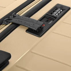 Franky Dallas 3.0 4 Rollen Trolley M 65 cm mit Dehnfalte beige