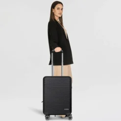 Franky Hartgepäck|4-Rollen Koffer<Dallas 3.0 4 Rollen Trolley S 55 cm black