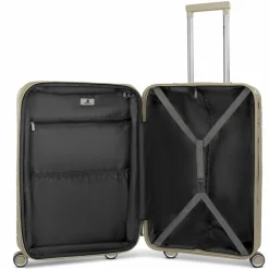 Best Franky London 4 Rollen Kofferset 3-teilig mit Dehnfalte beige