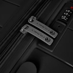 New Franky London 4 Rollen Kofferset 3-teilig mit Dehnfalte black