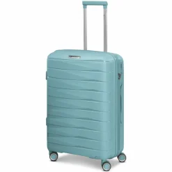 Clearance Franky London 4 Rollen Kofferset 3-teilig mit Dehnfalte mint green