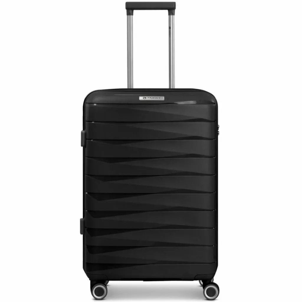 Franky London 4 Rollen Trolley M 65 cm mit Dehnfalte