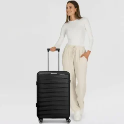 Franky London 4 Rollen Trolley M 65 cm mit Dehnfalte