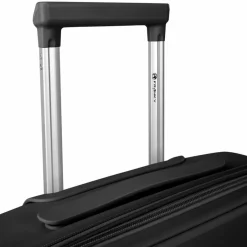 Franky Hartgepäck|4-Rollen Koffer<London 4 Rollen Trolley L 74 cm mit Dehnfalte black