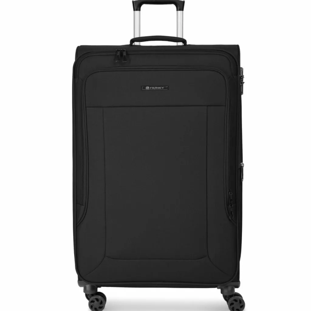 Franky Melbourne 3.0 4-Rollen Trolley 79 cm mit Dehnfalte black2