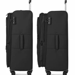 Franky Melbourne 3.0 4-Rollen Trolley 79 cm mit Dehnfalte black2