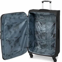 Franky Melbourne 3.0 4-Rollen Trolley 79 cm mit Dehnfalte black2