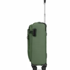 Franky Weichgepäck Kabinengepäck|4-Rollen Kabinentrolleys<Melbourne 3.0 4-Rollen Kabinentrolley 55 cm olive