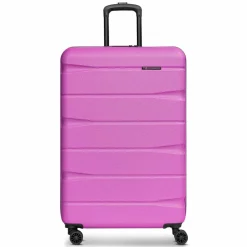 Franky Hartgepäck|4-Rollen Koffer<Munich 4.0 4 Rollen Trolley L 76 cm mit Dehnfalte pink dull