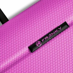 Franky Hartgepäck|4-Rollen Koffer<Munich 4.0 4 Rollen Trolley L 76 cm mit Dehnfalte pink dull