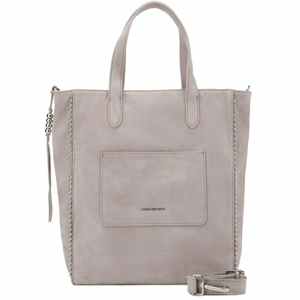 Clearance FredsBruder All About Beads Shopper Tasche Leder 29 cm chai latte