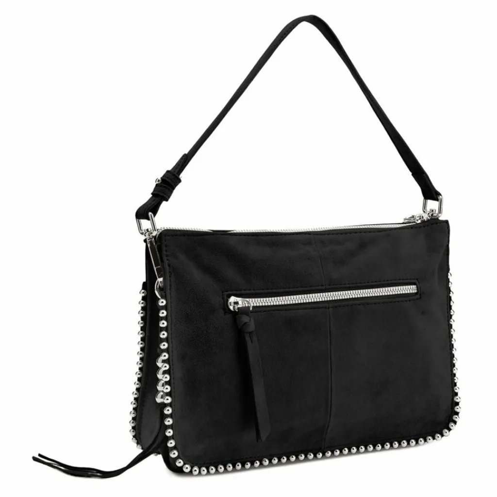 FredsBruder Umhängetaschen<All About Beads Umhängetasche Leder 28 cm black