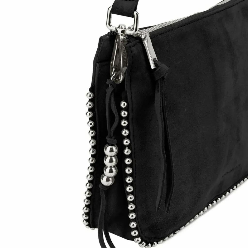 FredsBruder Umhängetaschen<All About Beads Umhängetasche Leder 28 cm black