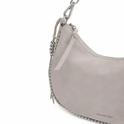 FredsBruder Schultertaschen<All About Beads Schultertasche Leder 30.5 cm chai latte