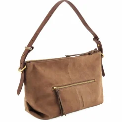 FredsBruder Schultertaschen<Beyond Schultertasche Leder 37.5 cm toffee