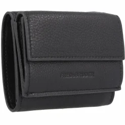 FredsBruder Damengeldbörsen Querformat<Bobonia Geldbörse Leder 10.5 cm black