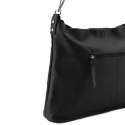 New FredsBruder Calm Schultertasche Leder 41 cm black