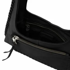 FredsBruder Henkeltaschen|Schultertaschen<Calm Schultertasche Leder 33 cm black