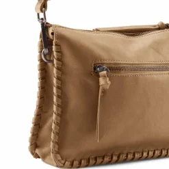 FredsBruder Umhängetaschen<Calm Umhängetasche Leder 27 cm milk coffee
