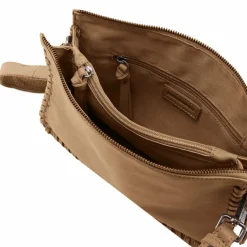 FredsBruder Umhängetaschen<Calm Umhängetasche Leder 27 cm milk coffee
