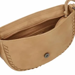 FredsBruder Umhängetaschen<Calm Umhängetasche Leder 26 cm milk coffee