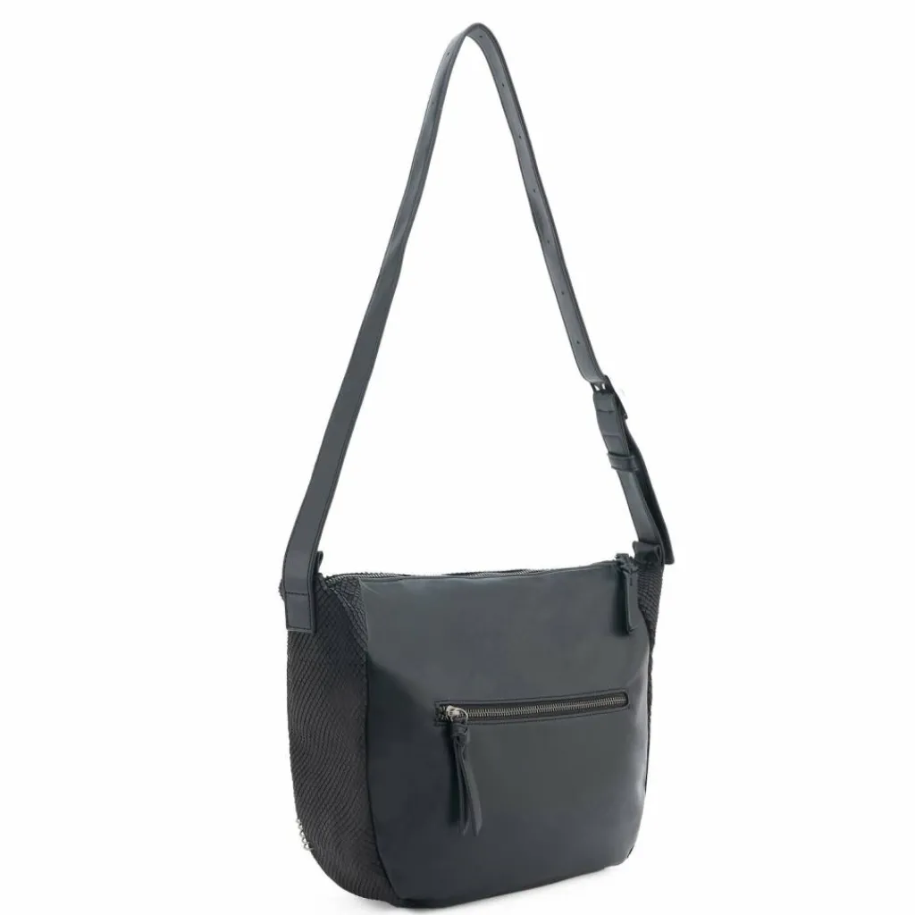 FredsBruder Henkeltaschen|Schultertaschen<Daily Catch Schultertasche Leder 32 cm black
