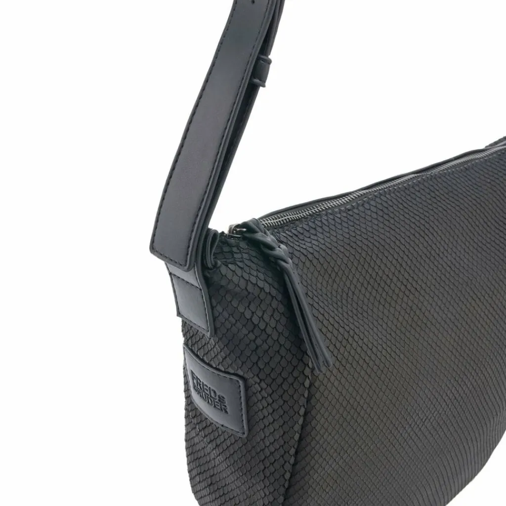 FredsBruder Henkeltaschen|Schultertaschen<Daily Catch Schultertasche Leder 32 cm black