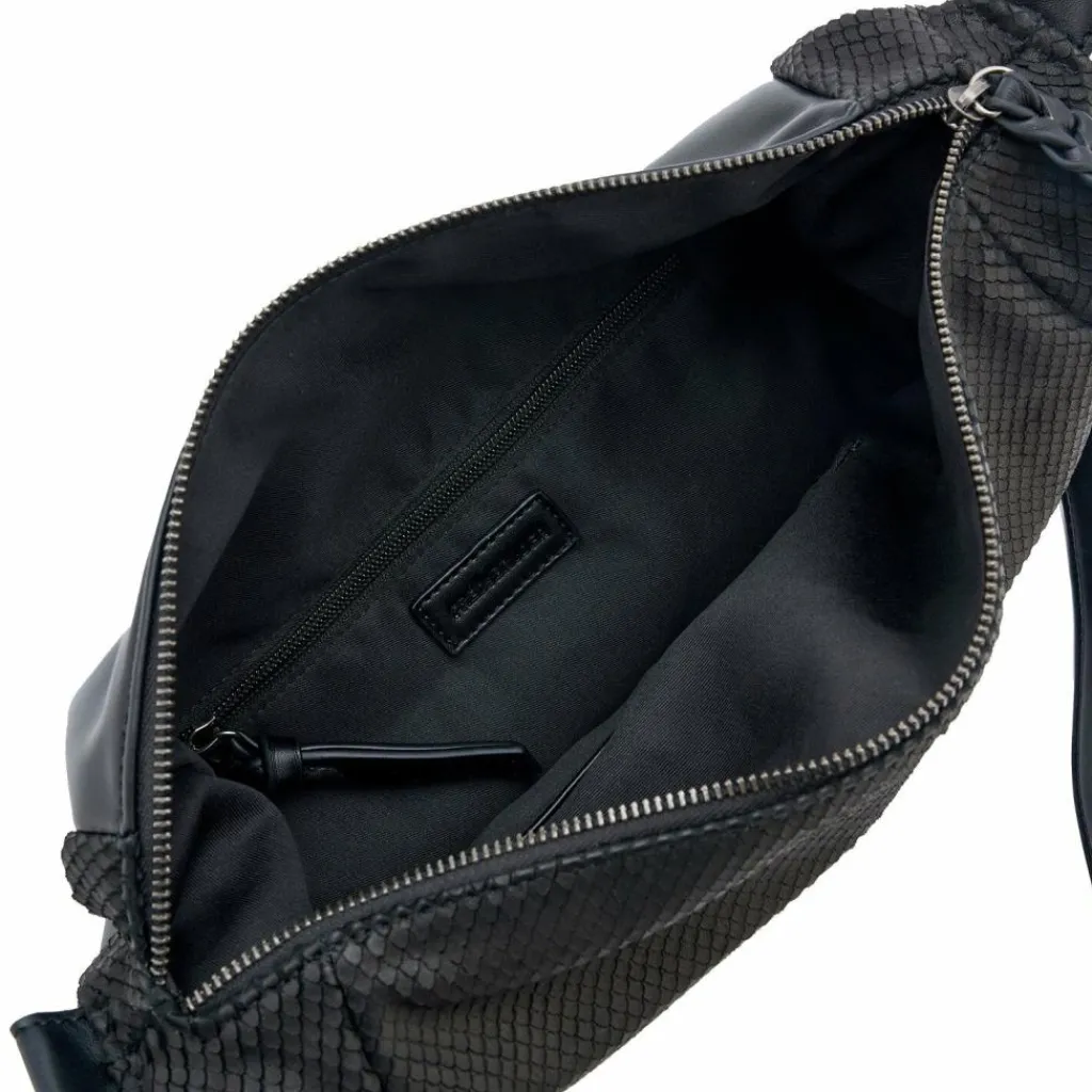 FredsBruder Henkeltaschen|Schultertaschen<Daily Catch Schultertasche Leder 32 cm black