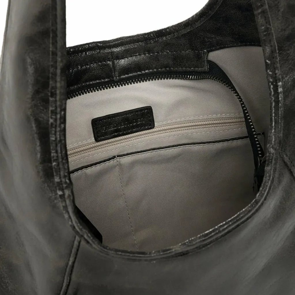 FredsBruder Schultertaschen<Ever Faded Schultertasche Leder 38 cm faded black