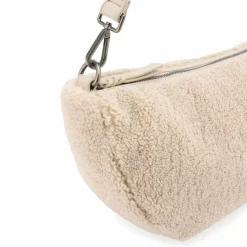 FredsBruder Umhängetaschen<Furry Friend Umhängetasche Leder 45 cm cream