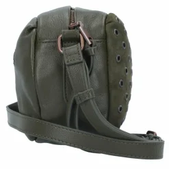 New FredsBruder Hey You Rock Umhängetasche Leder 28 cm olive