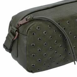 New FredsBruder Hey You Rock Umhängetasche Leder 28 cm olive