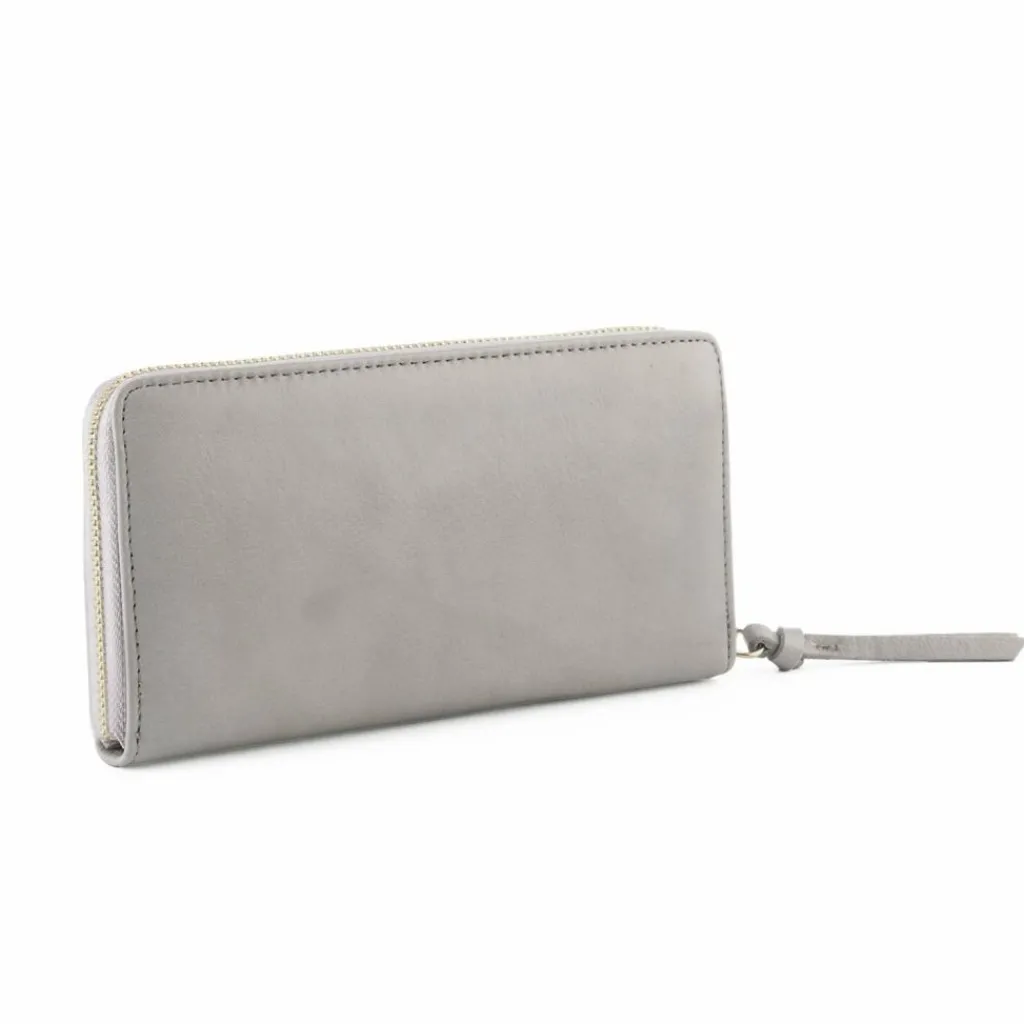 Outlet FredsBruder Just Easy Geldbörse RFID Schutz Leder 18.5 cm light grey